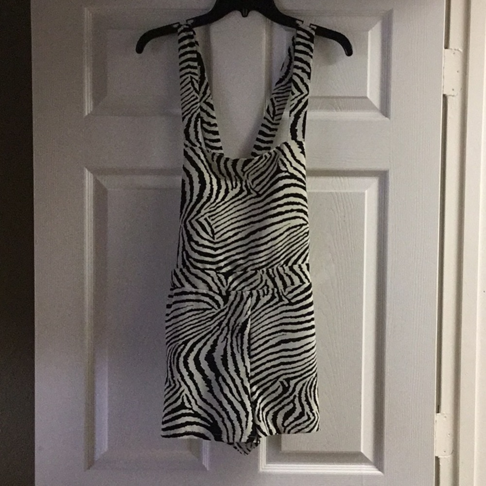 Animal Print Romper